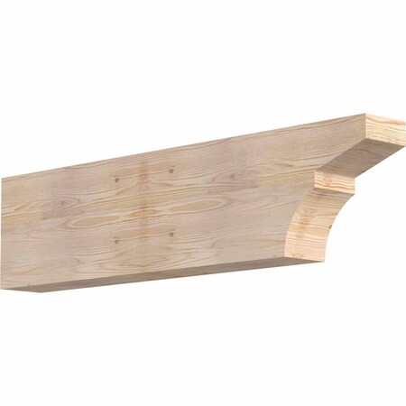 Ekena Millwork Monterey Smooth Rafter Tail, Douglas Fir, 5 1/2"W x 12"H x 48"L RFT06X12X48MON00SDF